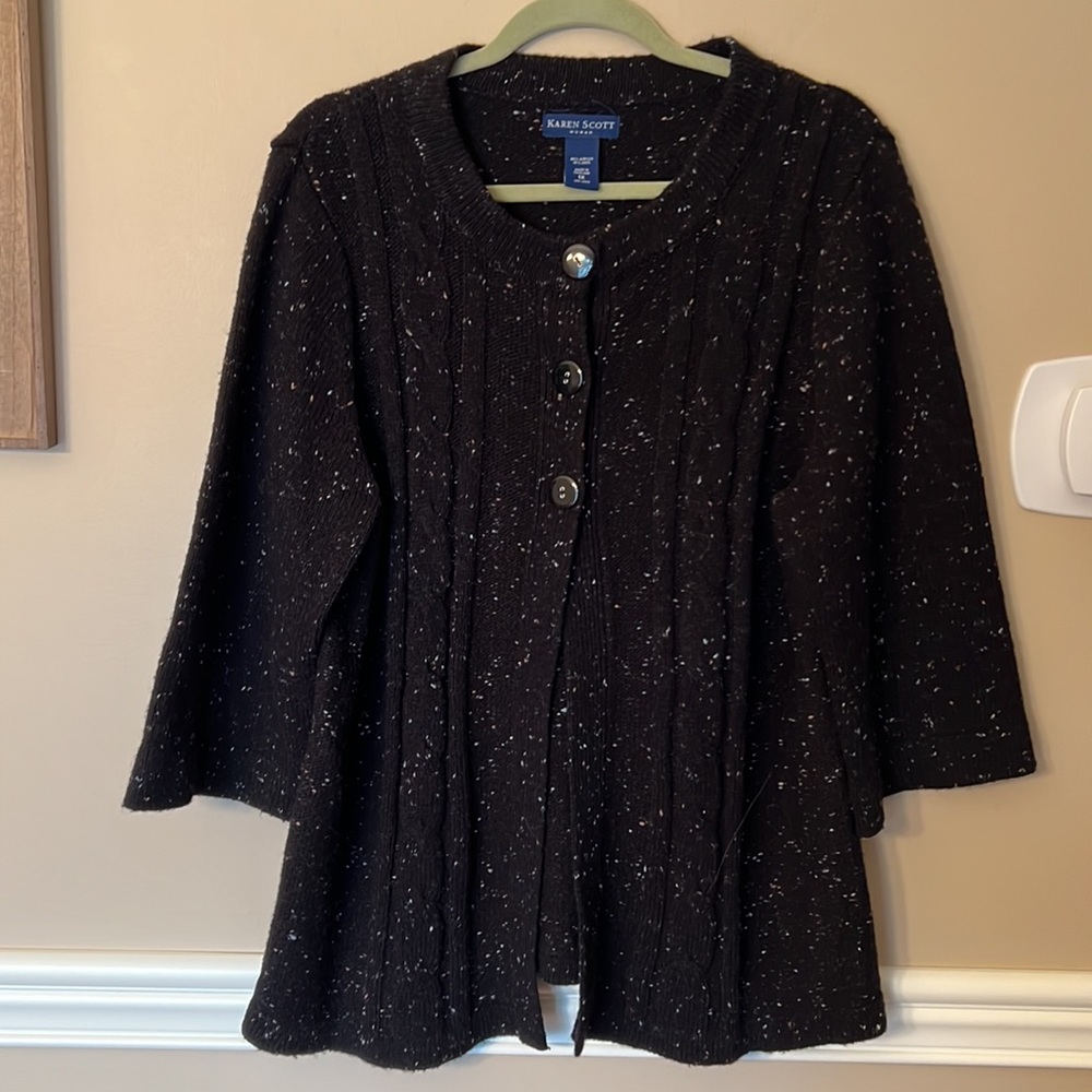 Bundle 2 Karen Scott sweaters x large #392 - Picture 2 of 6